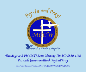 Pop-In & Pray Zoom Log-In Information