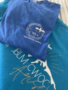 CWOC shirts from JBLM and Ft. Gordon
