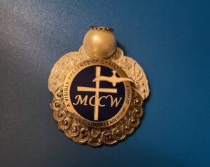 MCCW Lapel Pin - angel design