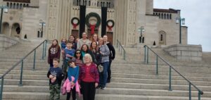 Women gathered from MCB-Quantico during pilgrimage to National Shrine of the Immaculate Conception in DC