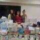 Women gathered from MCB-Quantico for baby shower