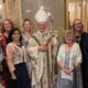 Women gathered from MCB-Quantico with Archbishop Broglio